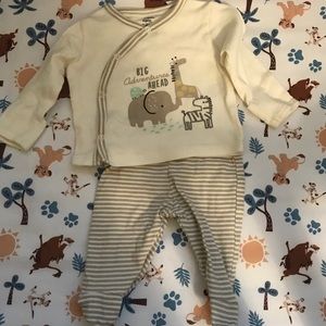 Organic baby clothing set